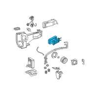 OEM 2010 Ford E-250 Heater Core Diagram - F2UZ-18476-B