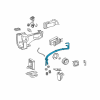 OEM 2008 Ford E-250 Water Hose Assembly Diagram - 6C2Z-18472-A