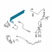 OEM 2018 Ford EcoSport Oil Cooler Diagram - H6BZ-7A095-C