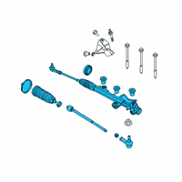 OEM 2021 Ford Transit-350 HD Steering Gearbox Diagram - LK4Z3504D