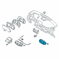 OEM 2020 Hyundai Kona Heater Control Assembly Diagram - 97250-J9400-TMT