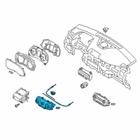 OEM 2019 Hyundai Kona Heater Control Assembly Diagram - 97250-J9060-TMT