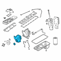 OEM 2019 Ram 3500 Cover-Timing Case Diagram - 68444743AA