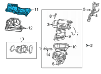 OEM Jeep Wrangler AIR INLET Diagram - 53011581AB