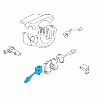 OEM 2007 Nissan Pathfinder Switch Assy-Turn Signal Diagram - 25540-EA00B