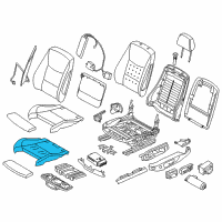 OEM 2015 BMW X1 Upholstered.Section., Sport Seat, Leather, Right Diagram - 52-10-7-352-908