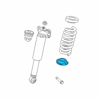 OEM 2022 Cadillac CT4 Lower Insulator Diagram - 84570395