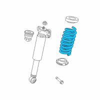 OEM 2019 Cadillac CTS Coil Spring Diagram - 23341853
