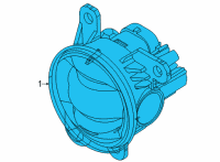 OEM 2021 Ford Bronco Sport LAMP ASY - FOG - FRONT Diagram - M1PZ-15200-A