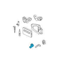 OEM Chrysler 300M Sensor-Knock Diagram - 4606093AF