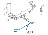 OEM BMW WIRING SET Diagram - 61-12-9-834-453