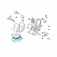 OEM 2013 Toyota Corolla Seat Cushion Heater Diagram - 87510-02130