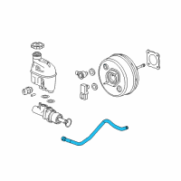 OEM 2008 Chevrolet Malibu Vacuum Hose Diagram - 25775379