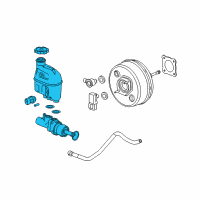 OEM 2005 Pontiac G6 Cylinder Asm-Brake Master Diagram - 15221998