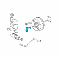 OEM Chevrolet Malibu Sensor Kit-Power Brake Booster Vacuum Diagram - 25866002