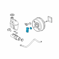 OEM 2009 Saturn Aura Sensor Kit-Power Brake Booster Vacuum Diagram - 25866002