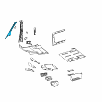 OEM 2007 Dodge Sprinter 2500 Panel-A Pillar Diagram - 1HB03NCVAA