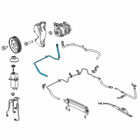 OEM Ram ProMaster 2500 Hose-Power Steering Return Diagram - 68169572AE