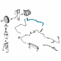 OEM 2017 Ram ProMaster 3500 Line-Power Steering Return Diagram - 68168027AE