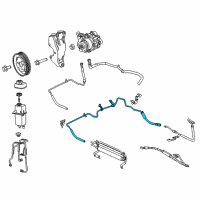 OEM 2018 Ram ProMaster 2500 Hose-Power Steering Return Diagram - 68169571AI