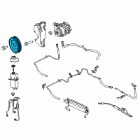 OEM 2015 Ram ProMaster 3500 Pulley-Power Steering Pump Diagram - 68246847AA