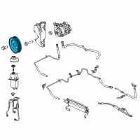 OEM 2016 Ram ProMaster 2500 Pulley-Power Steering Pump Diagram - 68246847AA