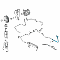 OEM 2021 Ram ProMaster 3500 Line-Power Steering Return Diagram - 68167922AD