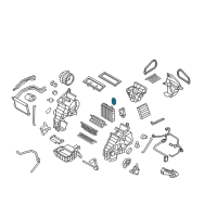 OEM Kia Seal-A/C EVAPORATOR Tube T Diagram - 971652K000