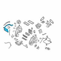 OEM 2012 Kia Soul Heater Core Assembly Diagram - 971382K000