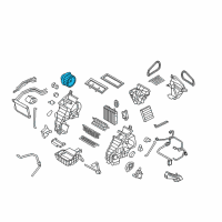 OEM Kia Blower Motor Assembly Diagram - 971132K000