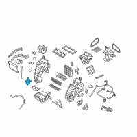 OEM 2012 Kia Soul Temperature Door Actuator Diagram - 971592K200