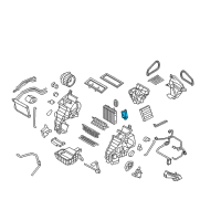 OEM Kia Soul Inlet Door Actuator Diagram - 971242H000