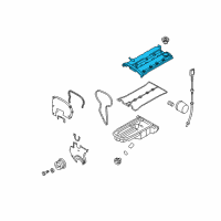 OEM 2007 Chevrolet Aveo Valve Cover Diagram - 25192242