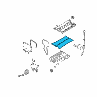 OEM 2005 Chevrolet Aveo Valve Cover Gasket Diagram - 96353002