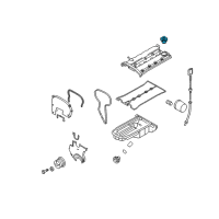 OEM Chevrolet Filler Cap Diagram - 96469205