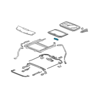 OEM 2005 Acura RL Handle, Sunshade (Gray) Diagram - 70611-S5A-J01ZQ