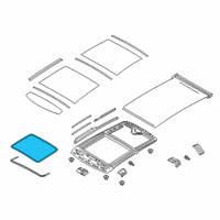 OEM Infiniti QX50 Weatherstrip-Frame Diagram - 91346-5NA0A