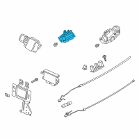 OEM 2020 Ford Expedition Latch Assembly Diagram - JL1Z-7443150-A