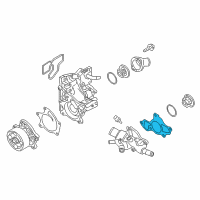 OEM Nissan Sentra Gasket-Water Outlet Diagram - 11062-BV80A