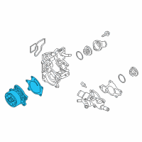 OEM Nissan Sentra Pump Kit-Water Diagram - B1010-1KC0C