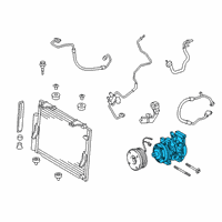 OEM 2018 Toyota Tundra Compressor Assembly Diagram - 88320-0C190