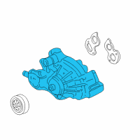 OEM 2004 GMC Sierra 3500 Water Pump Kit Diagram - 12693373