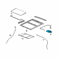 OEM 2015 GMC Terrain Actuator Diagram - 20867037