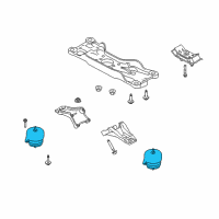 OEM 2012 Ford Mustang Mount Diagram - 7R3Z-6038-A