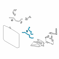 OEM 2019 Lexus RX350 Hose Assembly, Transmission Diagram - 32930-0E140