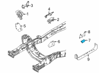 OEM Ford E-350 Super Duty Mount Diagram - HC2Z-6068-A