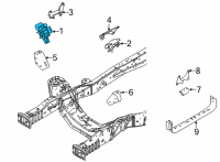 OEM 2018 Ford E-350 Super Duty Front Mount Diagram - HC2Z-6038-B