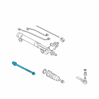 OEM 2008 Saturn Sky Rod Kit, Steering Linkage Inner Tie Diagram - 88967176