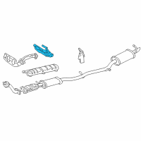 OEM 1997 Buick Park Avenue Exhaust Manifold Assembly (R) 'C'&'G' Diagram - 24503919