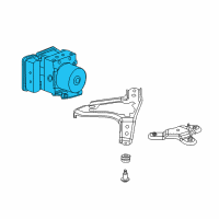 OEM Acura Modulator Assembly, Vsa Diagram - 57111-TZ5-A33